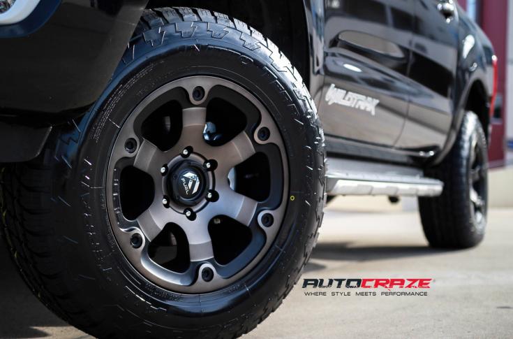 FORD RANGER BEAST BLACK & MACHINED WITH DARK TINT